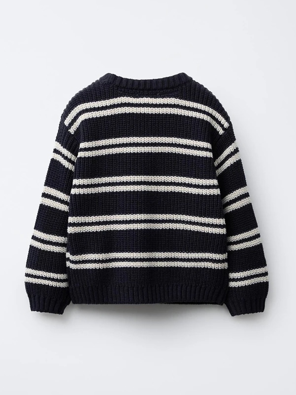 NWT Zara Kids Girls STRIPED KNIT HELLO KITTY SANRIO PATCH SWEATER Size 1.5 - Picture 2 of 8